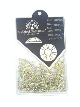 Декор для ногтей 3D (ромбики) Swarovski Global Fashion, цвет оливковый 14555 фото