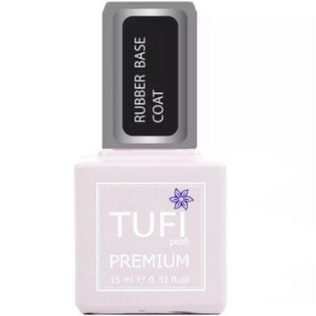 База для ногтей TUFI Profi PREMIUM Rubber Base каучуковая, 15 мл 202729 фото