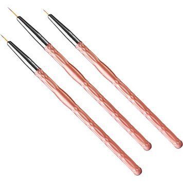 Набор кистей Liner MART 3шт розовый (7мм, 9мм, 11мм) N849302 фото