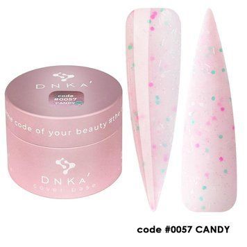 Камуфлююча база для нігтів DNKa&rsquo; Cover Base 0057 Candy, 30 мл DNKA0057-30 фото