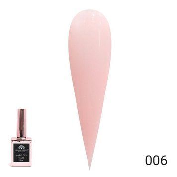 Твердый гель для ногтей Hard Gel GLOBAL FASHION №06, 15 мл 8228 фото