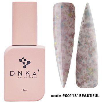 Камуфлирующая база для ногтей DNKa' Cover Base 011B&rsquo; Beauttiful, 12 мл DNKA0011B фото