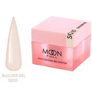 Гель для наращивания Moon Full Builder Gel 30ml №SQ10 молочно-бежевый без HEMA и TPO, гипоаллергенный SQ10 фото