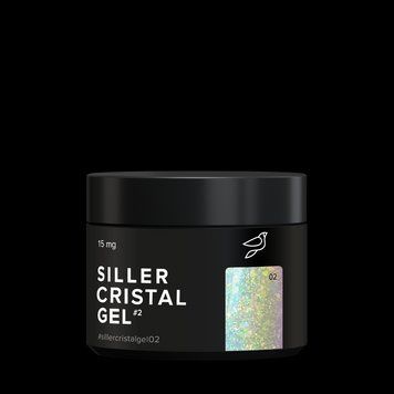 Гель для дизайна ногтей Siller Cristal 02, 15 мл 444466602 фото