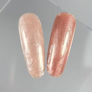 Уценка! Полигель NAILSOFTHEDAY Polygel shimmer 08 розовый c мелким серебряным шиммером, 30 мл 4864423451 фото