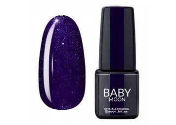 Гель-лак Baby Moon Full Dance Diamond №009 фіолетовий із сріблястим шимером, 6мл. 7750 фото