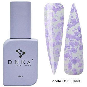 Финишное покрытие для ногтей DNKa&rsquo; Top Bubble, 12 мл TBUD12 фото