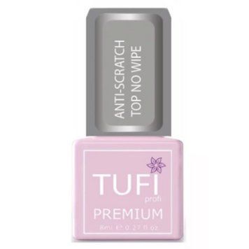 Топ для ногтей TUFI profi PREMIUM Anti-Scratch No Wipe антицарапины без липкого слоя 8 мл 0103011 фото