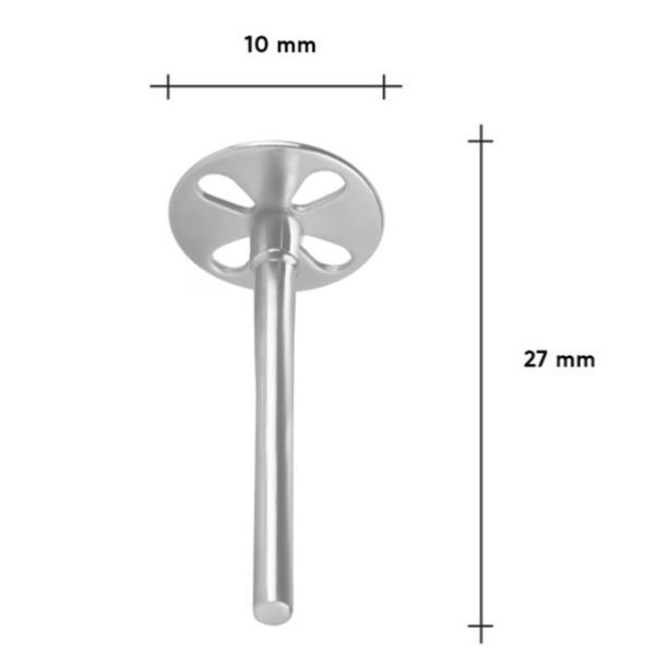 Диск педикюрный PODODISC EXPERT XS в комплекте со сменным файлом 180 грит 5шт (10мм) PDset-10 фото