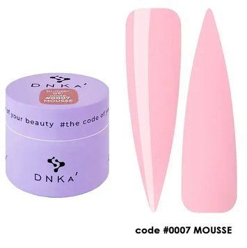 Гель для нарощування нігтів DNKa' Builder Gel Mousse #0007, 15 мл FTBGM0007-15 фото