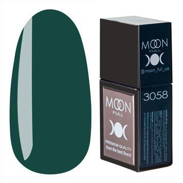 Кольорова база MOON FULL Amazing Color Base №3058 темно-зелений, 12 мл. 88301 фото