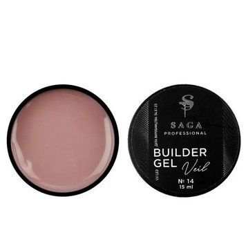 Гель для нарощування SAGA Builder Gel Veil, №14 N016755 фото