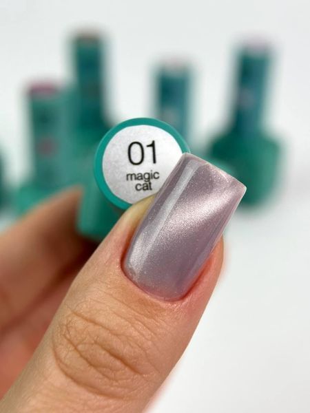 Гель-лак Siller Magic Cat Gel Polish №01, 8 мл MG01 фото