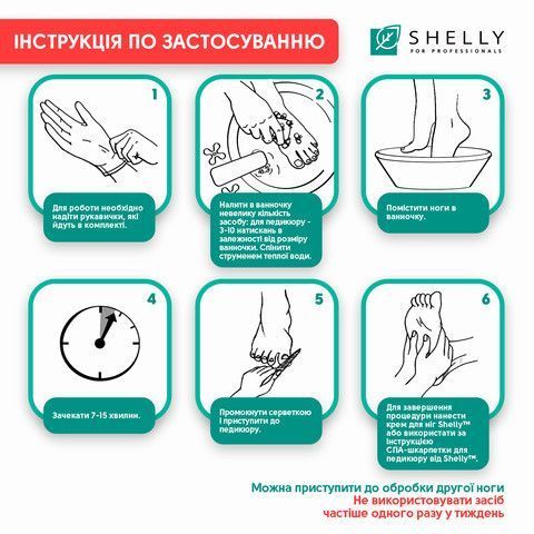 Спа-ванна для ускоренной подготовки к маникюру и педикюру Мягкое лезвие Shelly, 500 мл 734973 фото