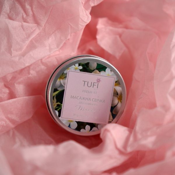 Массажная спа свеча для рук TUFI profi PREMIUM Таити 30 г 0125409 фото
