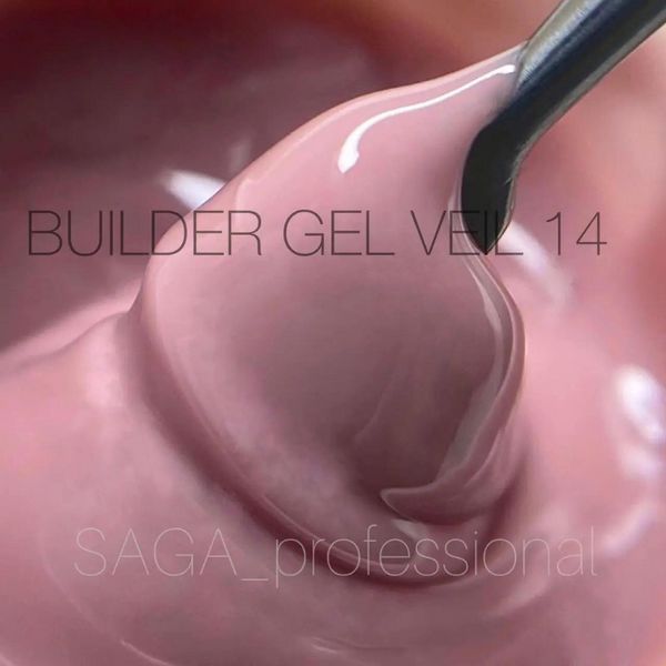 Гель для наращивания SAGA Builder Gel Veil, №14 N016755 фото