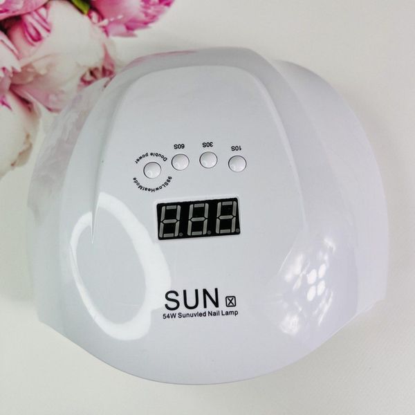 Лампа для сушіння нігтів SUN X UV+LED 54 Вт N590963 фото