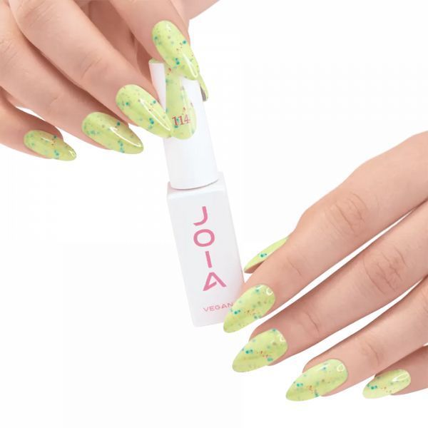 Гель-лак для нігтів JOIA vegan №114 Lemon juice, yellow, 6 мл 3114 фото