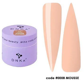 Гель для нарощування нігтів DNKa' Builder Gel Mousse #0008, 15 мл FTBGM0008-15 фото