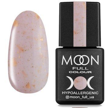 Каучуковая база для ногтей с поталью Moon Full Leaf Rubber Base №02 76662 фото