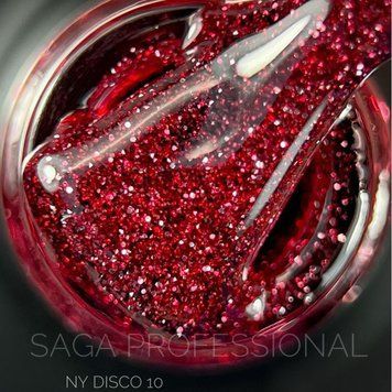 Гель-лак світловідбиваючий Saga NY Disco 10, 9 мл N667710 фото