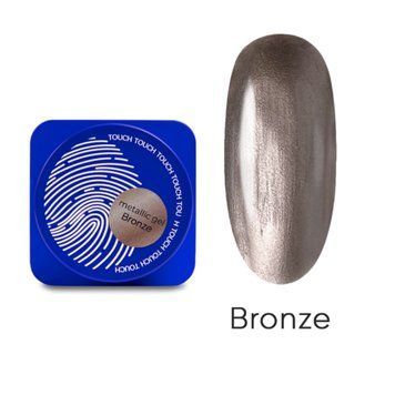 Touch Гель-фарба для дизайну металева Metallic Gel Bronze, 5 мл 59255 фото