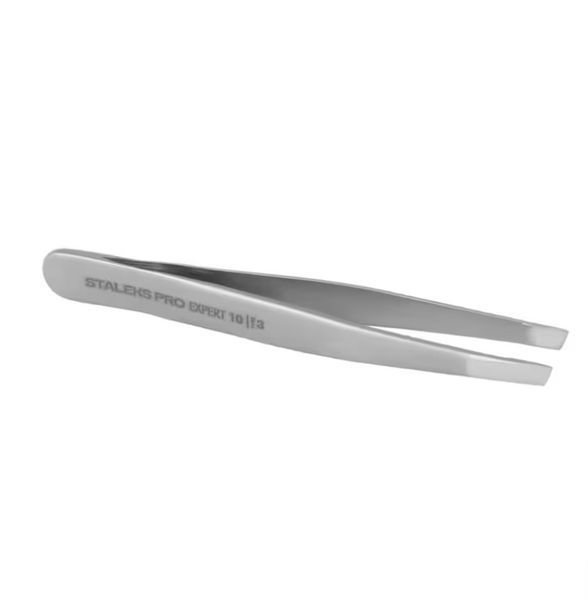Пинцет для бровей STALEKS PRO EXPERT 10 TYPE 3 TE-10/3 фото