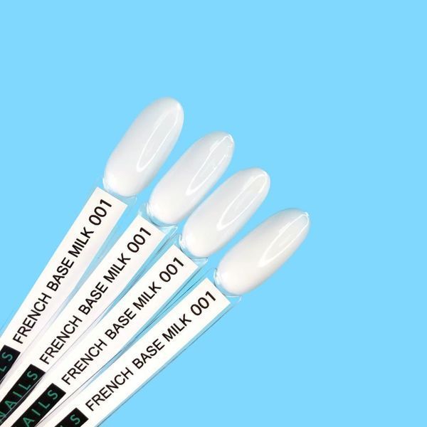 База для ногтей Kira Nails French Base Milk 001 (молочная), 15 мл N02898 фото