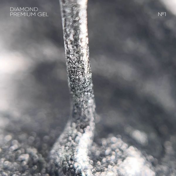 NAILSOFTHENIGHT Diamond Premium 01 &ndash; серебряный гель лак с металлической поталью, 5 мл 482434307 фото