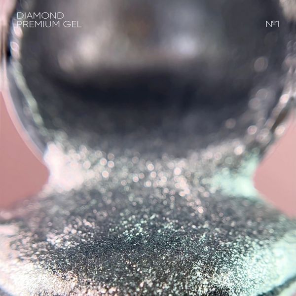 NAILSOFTHENIGHT Diamond Premium 01 &ndash; серебряный гель лак с металлической поталью, 5 мл 482434307 фото