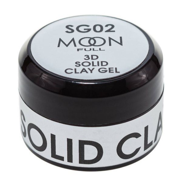 Гель &ndash; пластилин для дизайна ногтей Moon Full 3d Solid Glay Gel SC02, 5мл 590513 фото