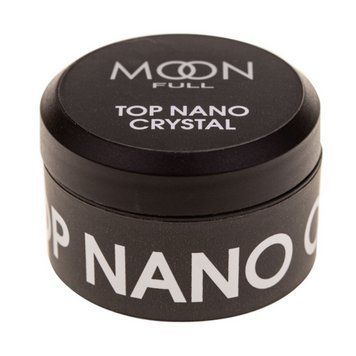 Топ для нігтів стійкий до подряпин Moon Full Nano Crystal Top Coat 15мл 5939568 фото