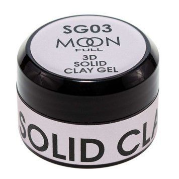 Гель &ndash; пластилин для дизайна ногтей Moon Full 3d Solid Glay Gel SC03, 5мл 590514 фото