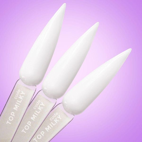 Фінішне покриття для нігтів молочне DNKa&rsquo; Top Milky, 12 мл TMID12 фото