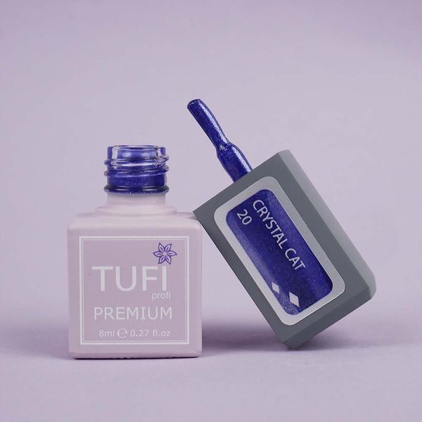 Гель-лак TUFI profi PREMIUM Crystal Cat 20 танзанит 8 мл 0173911 фото