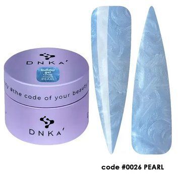 Гель для нарощування нігтів DNKa' Builder Gel #0026 Pearl, 30 мл BGD0026 фото
