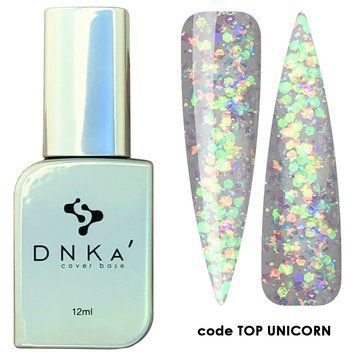 Финишное покрытие для ногтей DNKa&rsquo; Top Unicorn, 12 мл TUND12 фото