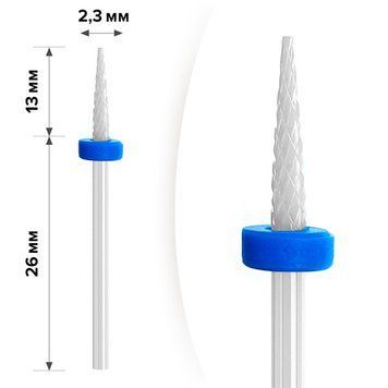 Керамическая фреза для снятия гель-лака mART M-212 - Игла Blue 2.3*13 mart212 фото