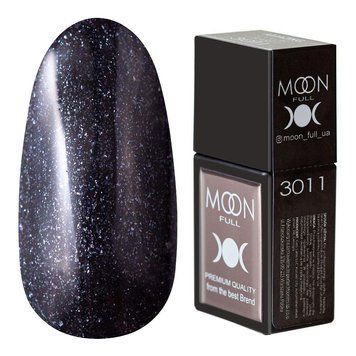Цветная база Moon Full Amazing Color Base №3011 черно-синий с мелким шиммером, 12 мл. 7654355 фото