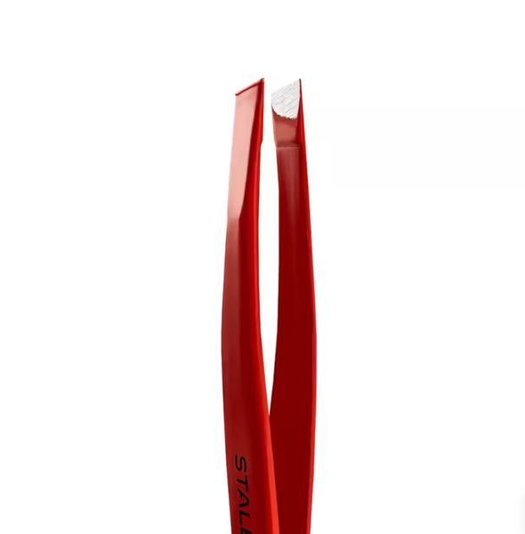 Пинцет для бровей STALEKS PRO EXPERT 11 TYPE 3 Red TE-11/3r фото