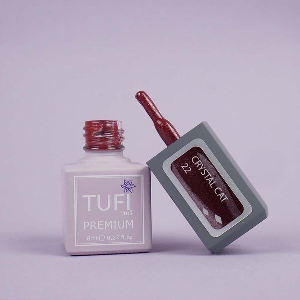 Гель-лак TUFI profi PREMIUM Crystal Cat 22 масака 8 мл 0173913 фото
