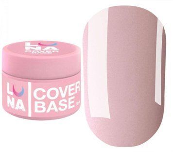 Каммуфлирующая база для ногтей Luna Cover Base №07, 30мл 74416 фото