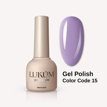 Гель-лак для ногтей Lukum Color Code 15, 10 мл 19673 фото