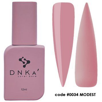 Камуфлирующая база для ногтей DNKa' Cover Base 034 Modest, 12 мл DNKA0034 фото
