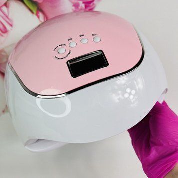 Лампа SUN BQ-V5 MACAROON для сушки ногтей UV/LED 120 Вт (розовая) N558763 фото