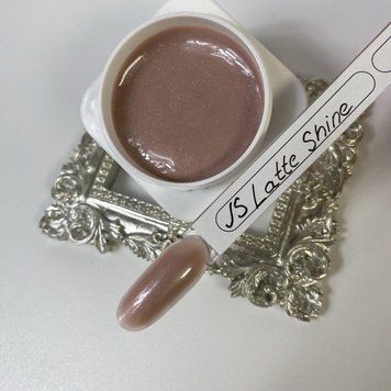 Гель для нарощування нігтів JS Latte Shine, 30 г N006753 фото