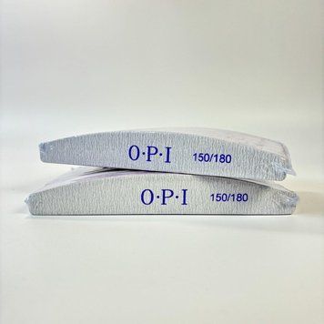 Пилка для ногтей OPI полукруг 150/180 упаковка (25 шт) N004987 фото