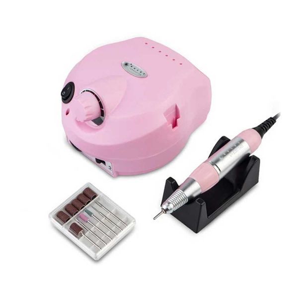 Фрезер для манікюру BUCOS Nail Drill ZS-601 PRO Pink на 45 Вт. та 35 000 об. (+6 фрез у подарунок) N664056 фото