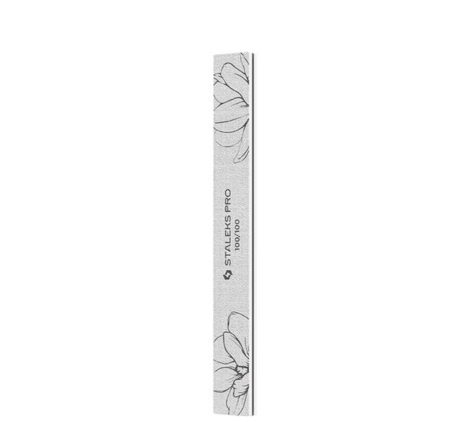 Пилка для ногтей минеральная STALEKS EXPERT 20-100/100 грит (прямая) 25 шт NFE-20-100/100-25 фото