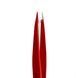 Пинцет для бровей STALEKS PRO EXPERT 11 TYPE 5 Red TE-11/5r фото 3